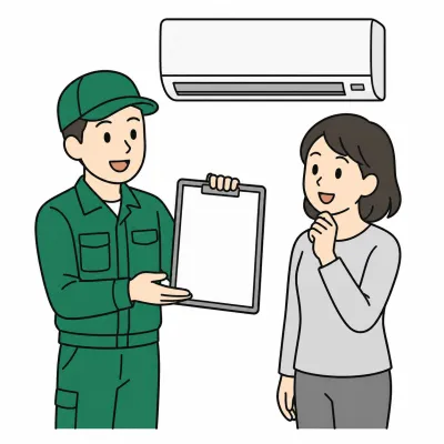 見積書を説明するイラスト